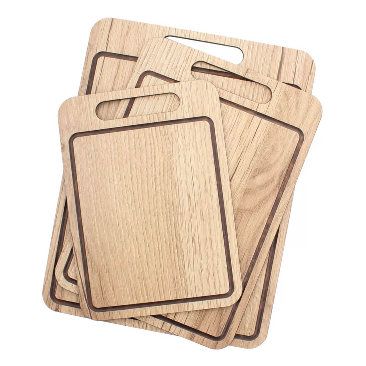 Набор разделочных досок на подставке ComposeEat Everyday дуб натуральный, 3шт