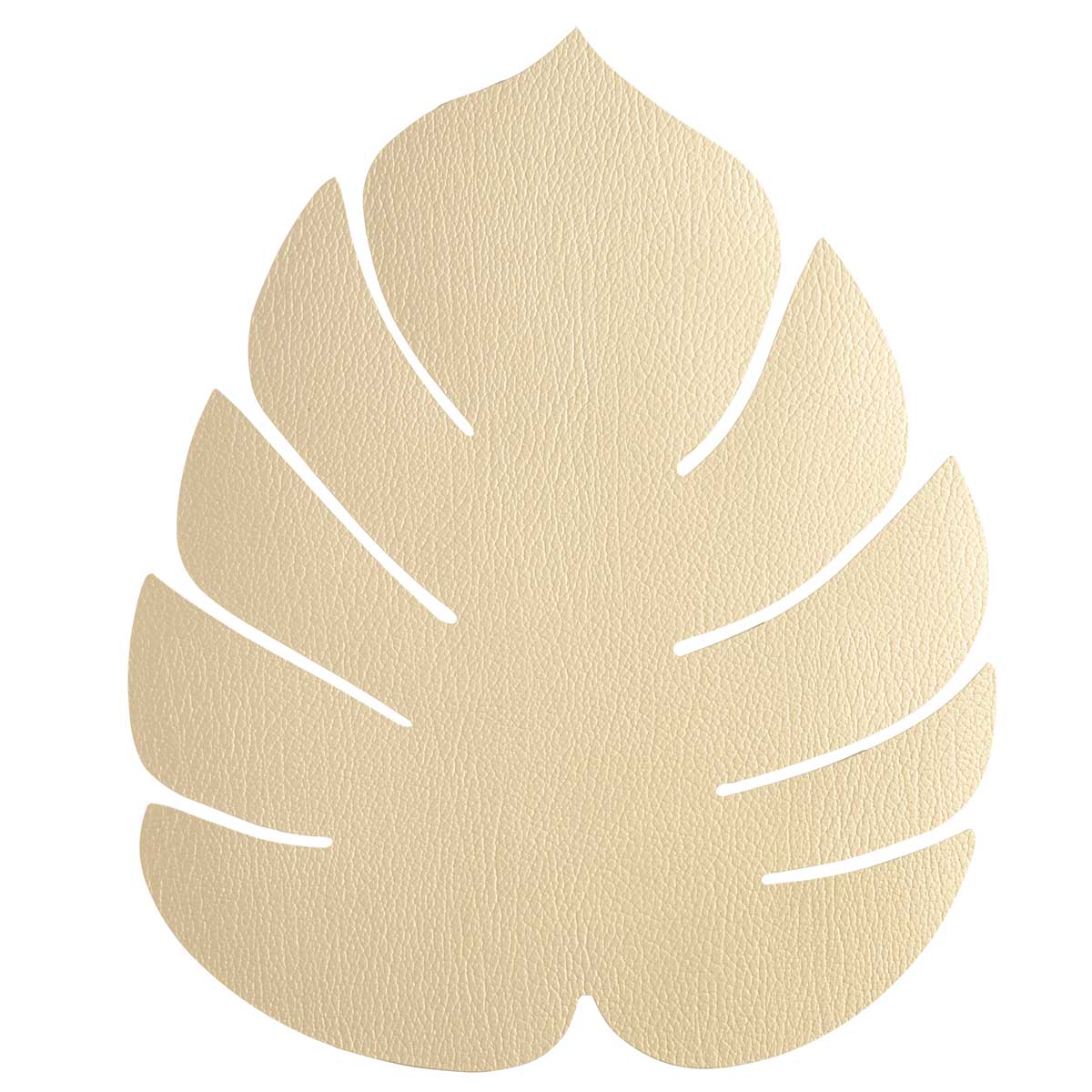 Салфетка сервировочная LIND DNA Hippo лист монстеры gold