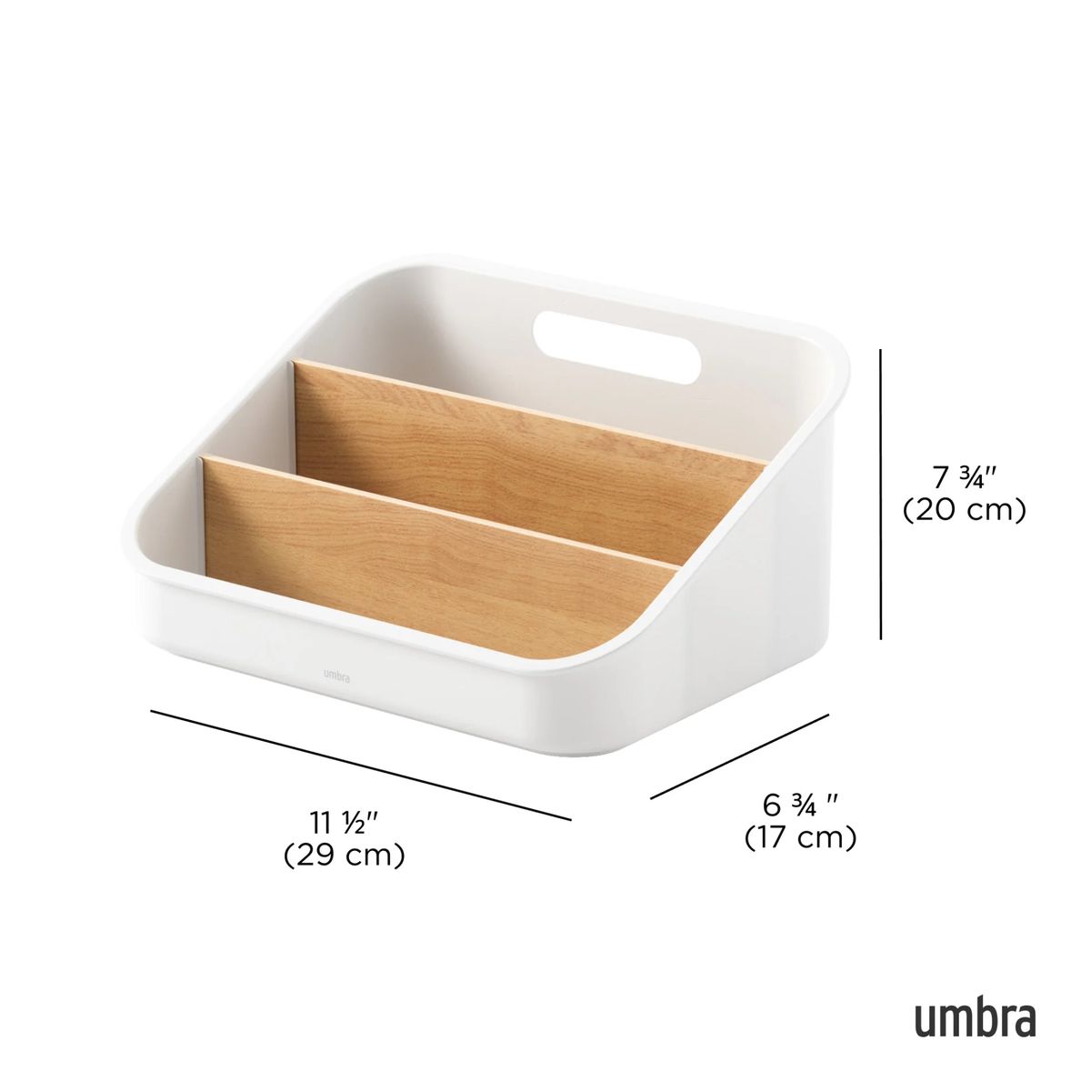 Органайзер Umbra Bellwood 26х13см, белый