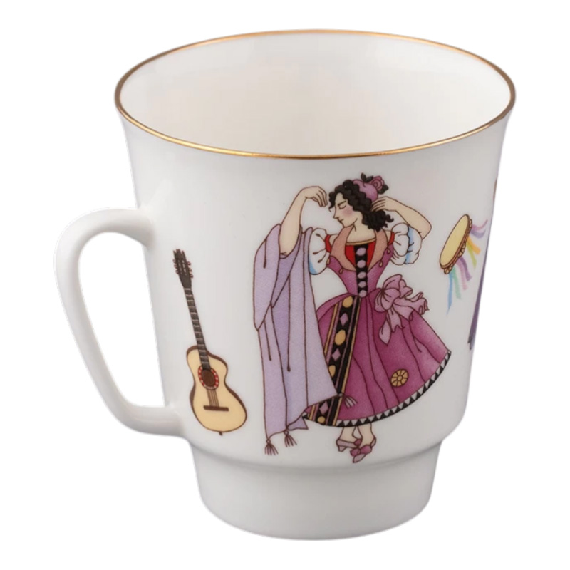 Набор для чая на 1 персону Императорский фарфоровый завод Мировая опера Кармен