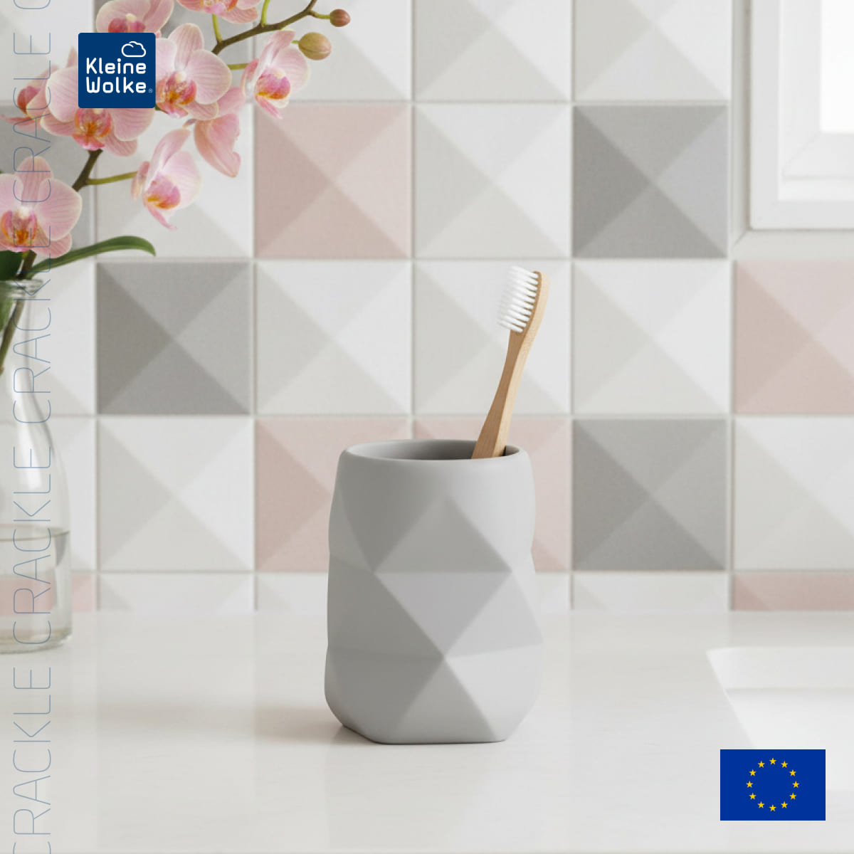 Стакан Kleine Wolke Crackle Platinum