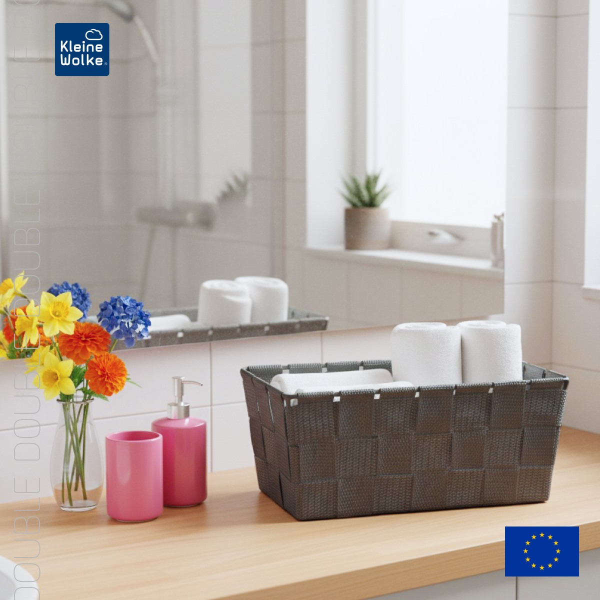 Корзина для хранения Kleine Wolke Chico Box Anthracite 22x7x14см