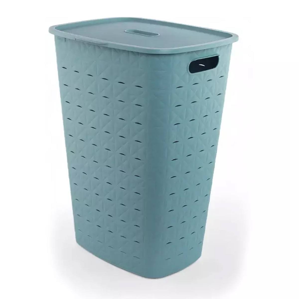 Корзина бельевая Curver Softex 56л, цвет синий