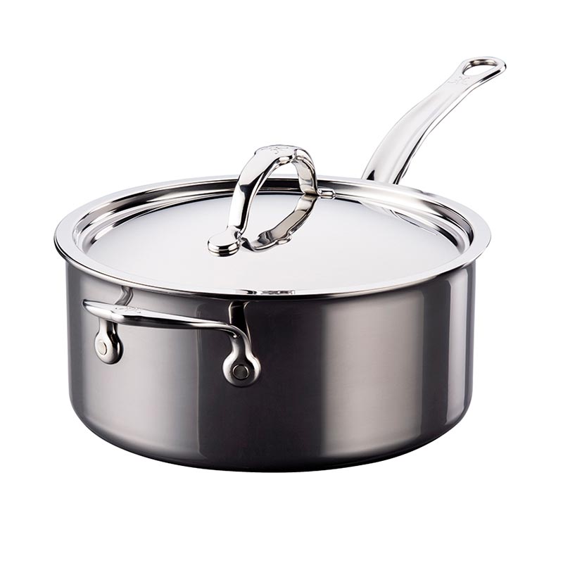 

Сотейник Hestan NanoBond с крышкой и дополнительной ручкой 3,8л, Серебряный