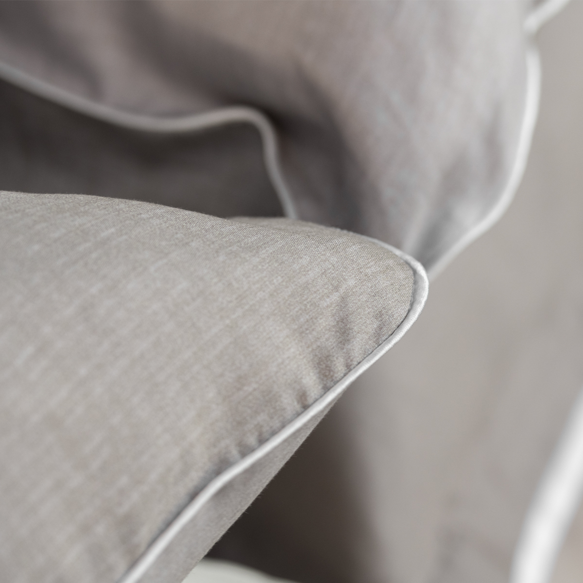 Комплект постельного белья евро Emanuela Galizzi Mikado 2552, серо-зеленый