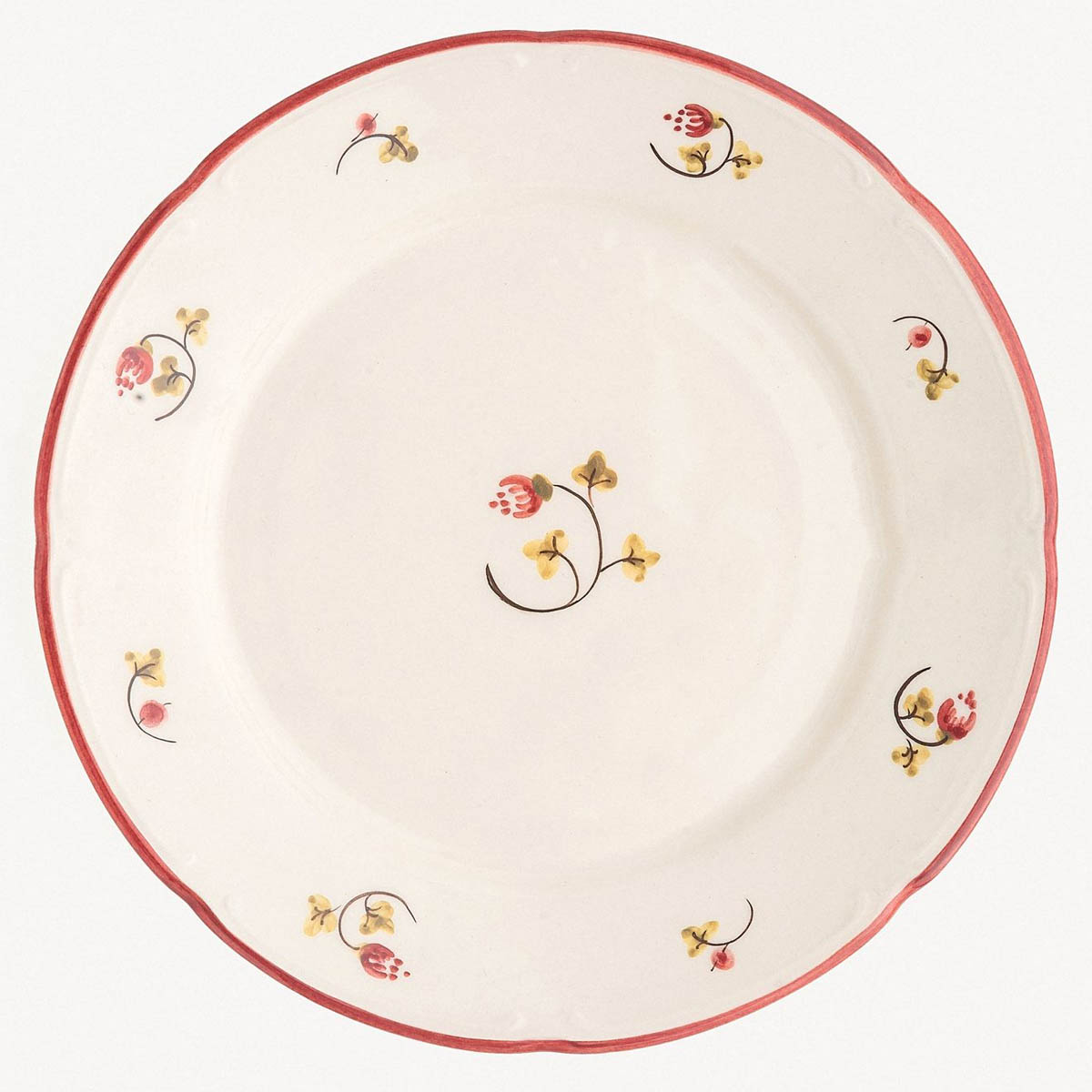 Тарелка обеденная Дымов Керамика Шиповник