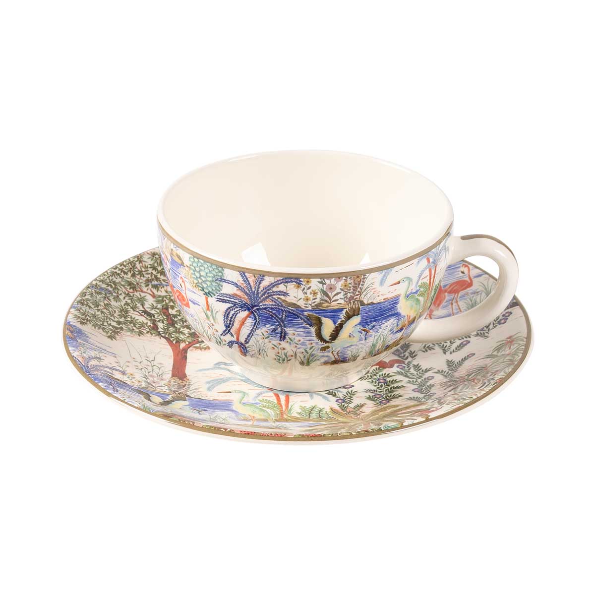 Набор чайных пар Gien Le Jardin Du Palais 260мл, 2шт