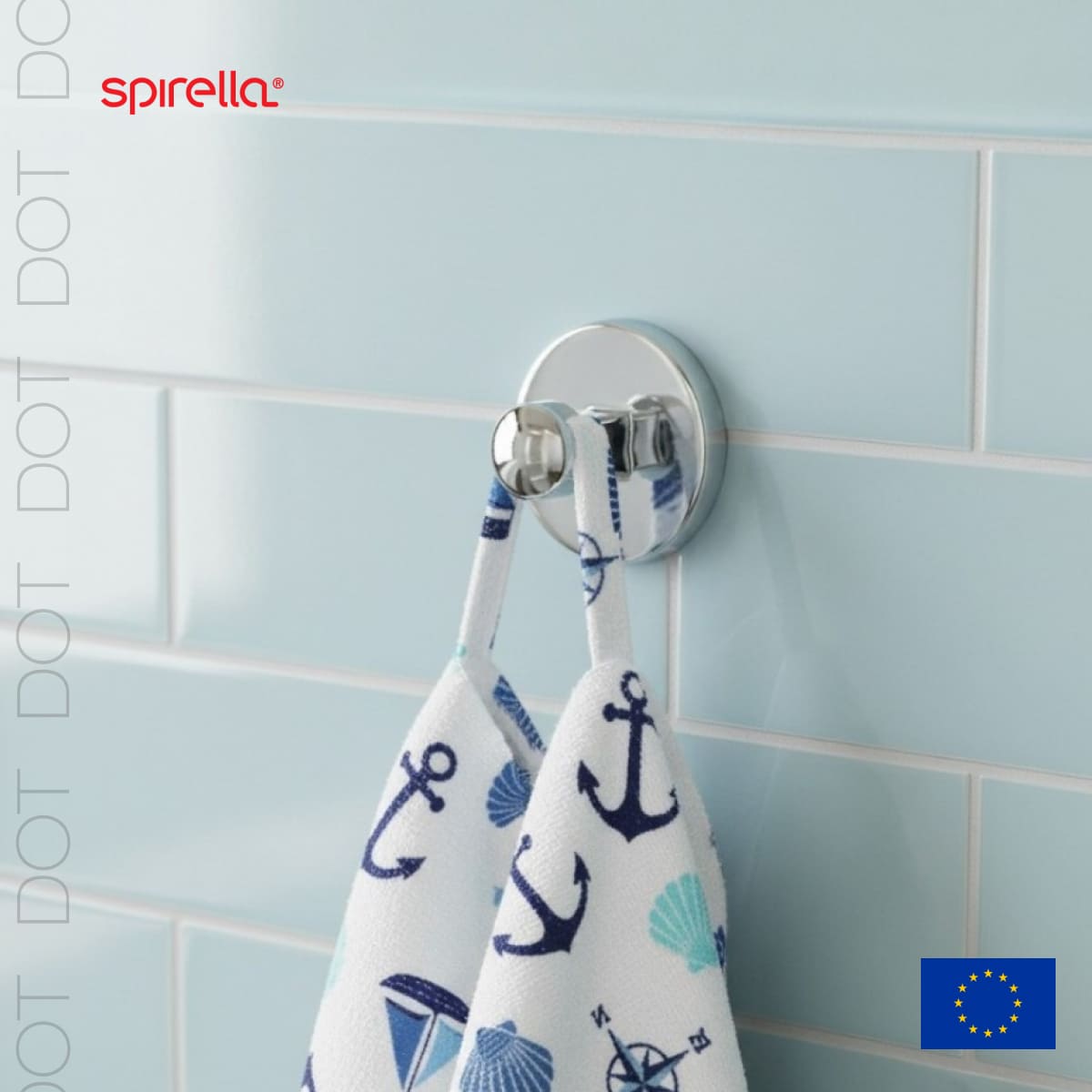 Набор крючков для ванной Spirella Dot, 2шт, цвет серебро