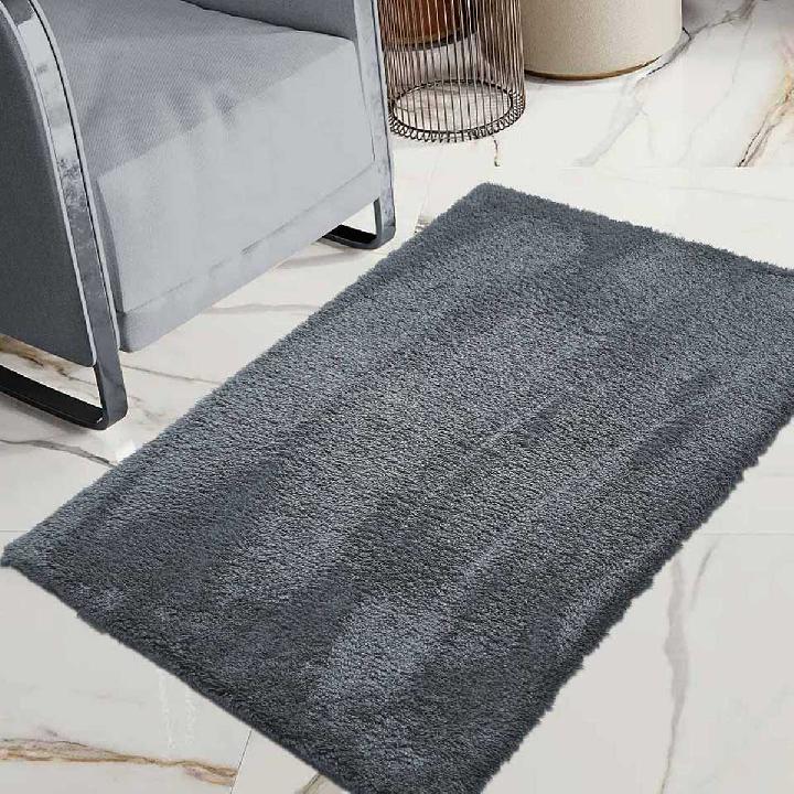 Коврик Shahintex Плюш 60х100см, темно-серый