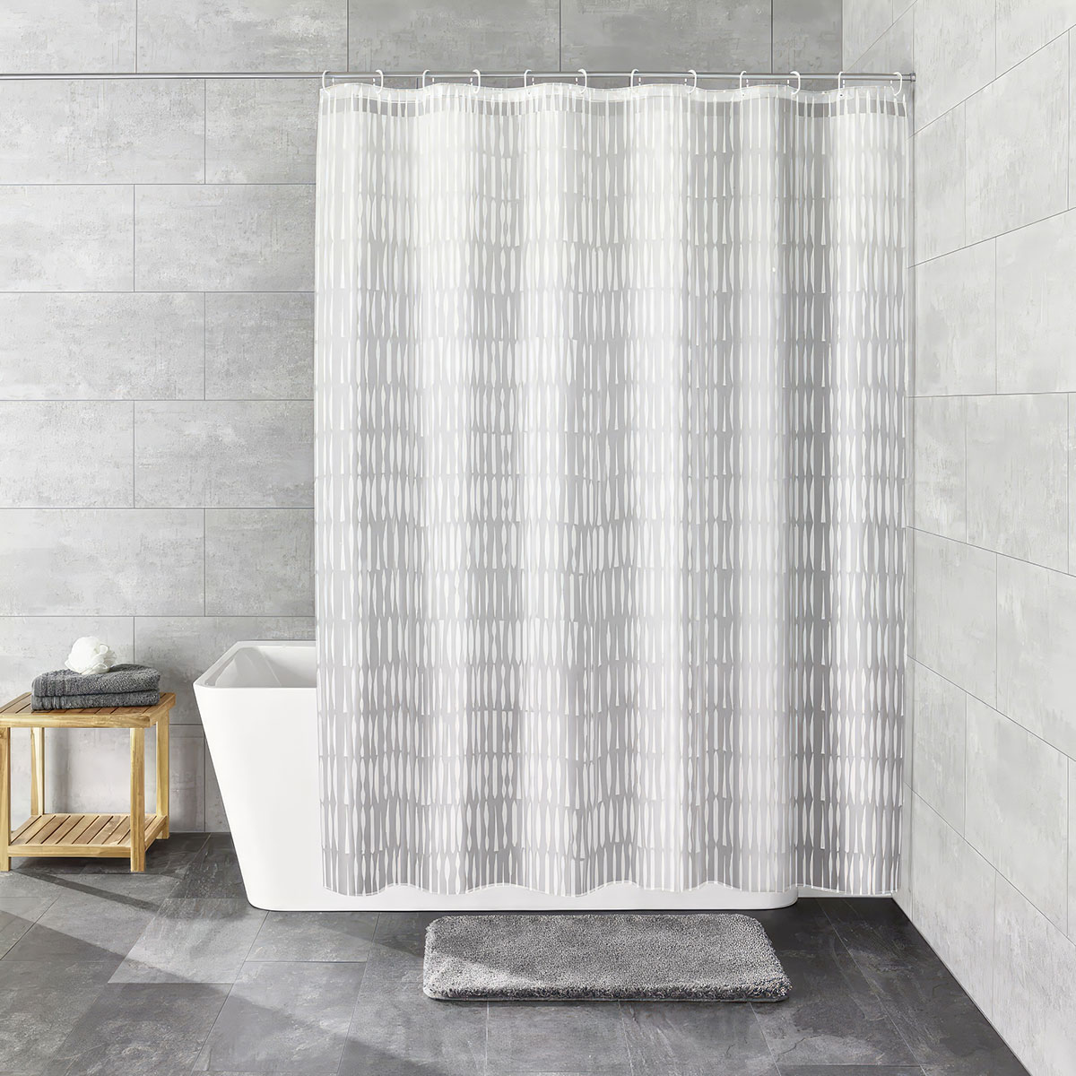 Штора для ванной комнаты Kleine Wolke Zora White, арт. 5918100305 - цена от  2 810 р