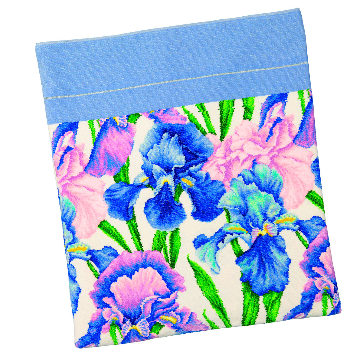 Плед Feiler Giselle 150x230см, голубой