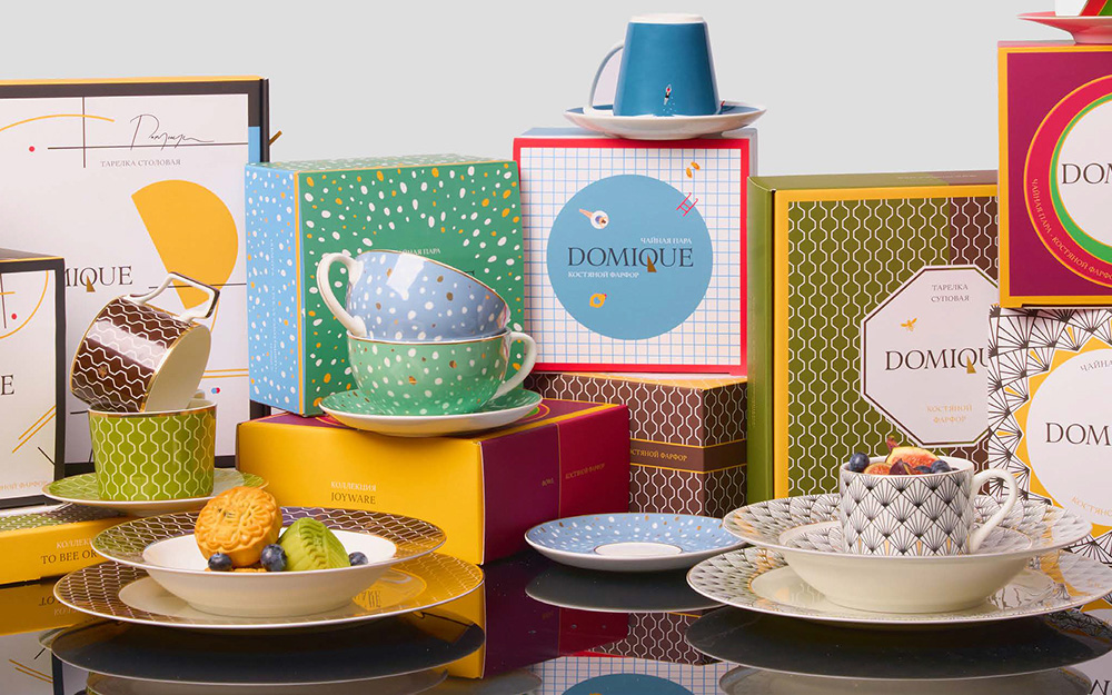 Подарки с яркими эмоциями! Дизайнерский премиальный фарфор Domique 