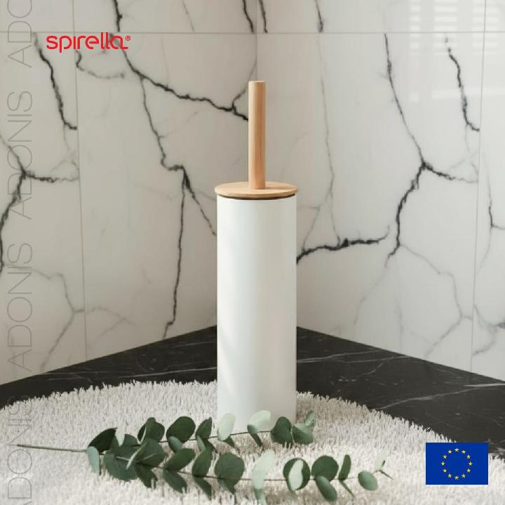 Ерш с подставкой Spirella Adonis, белый