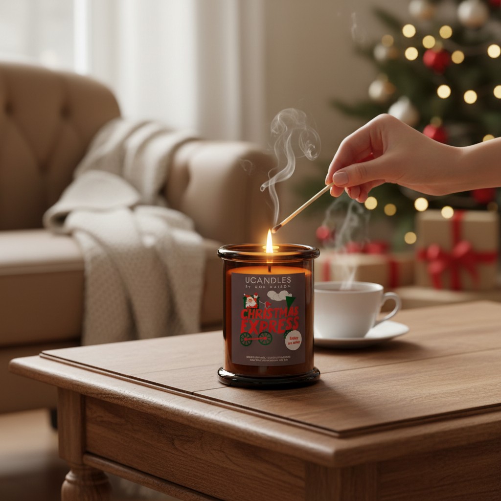 Свеча ароматическая Ucandles by Gor Maison Christmas Christmas express