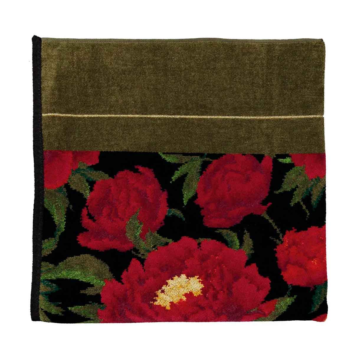 Полотенце Feiler Isabella 37x50см, цвет зеленый лес