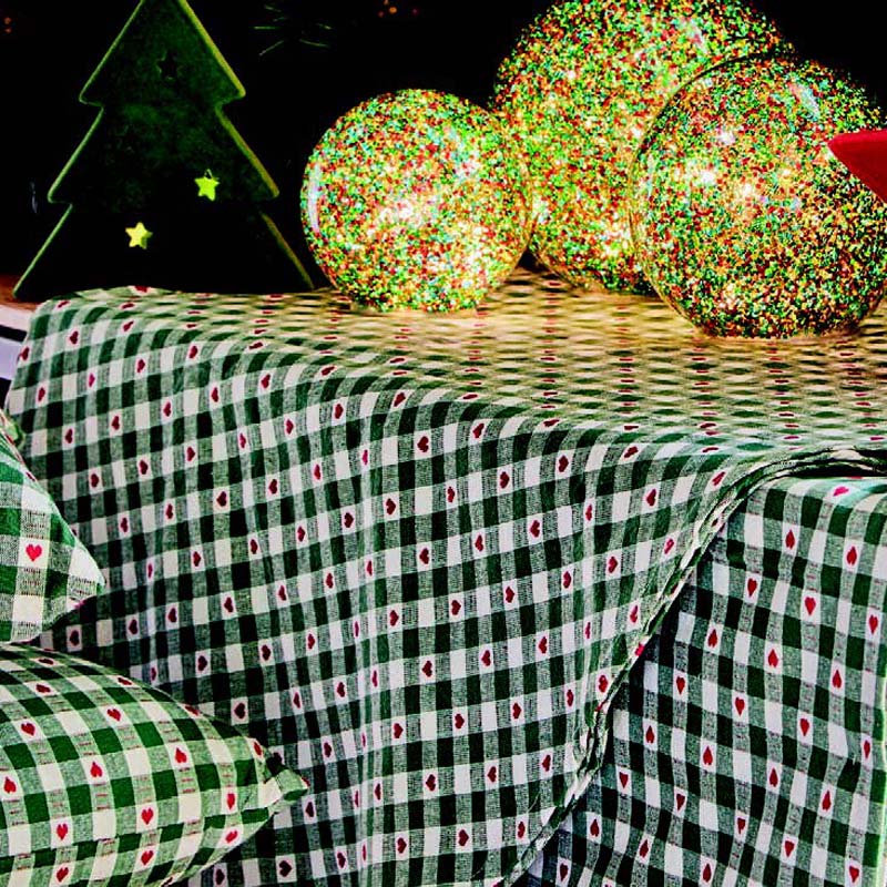Скатерть круглая Andrea Fontebasso Textile Green Chalet 170см