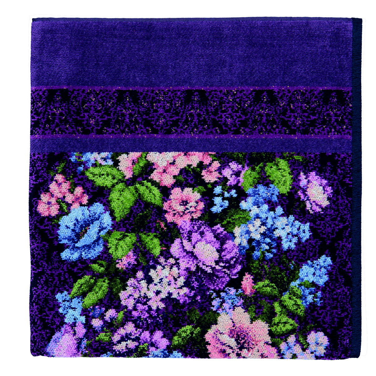 Полотенце Feiler Anjelika 50x100см, цвет черничный