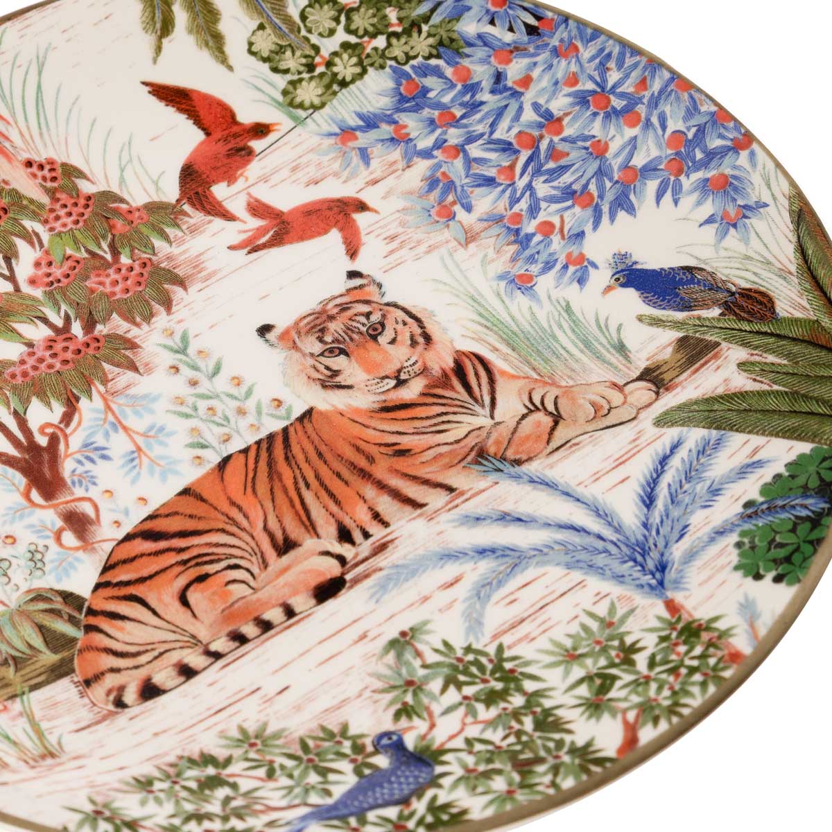 Тарелка для канапе Gien Le Jardin Du Palais Тигр