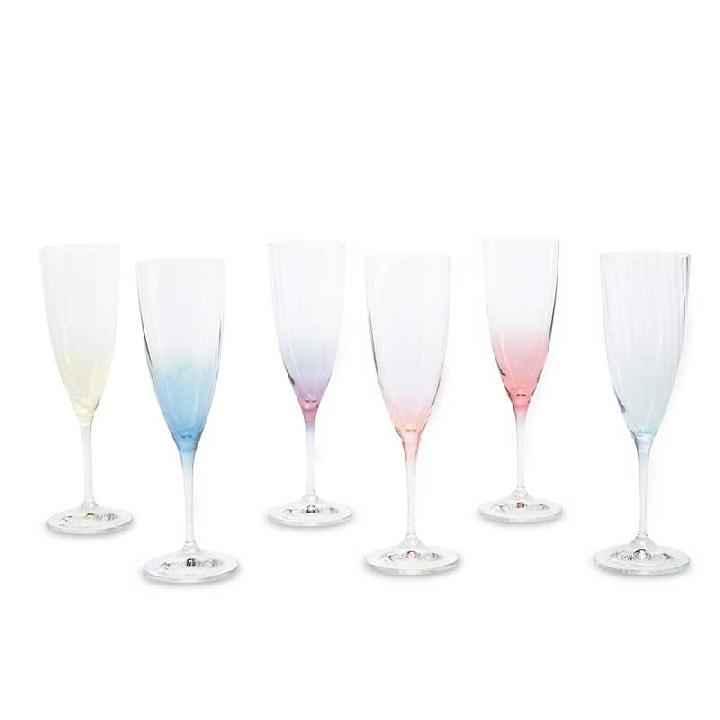 Набор бокалов для шампанского Crystalite Bohemia Кэти Арлекино