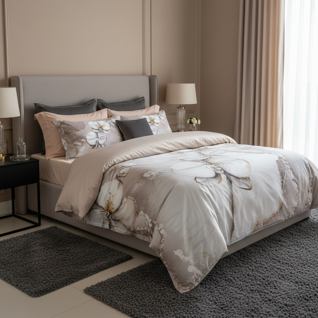 Комплект постельного белья евро Emanuela Galizzi Orchidea