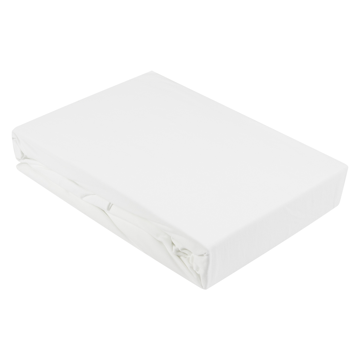 Простыня натяжная 1,5-спальная Pappel 160x220см, цвет белый