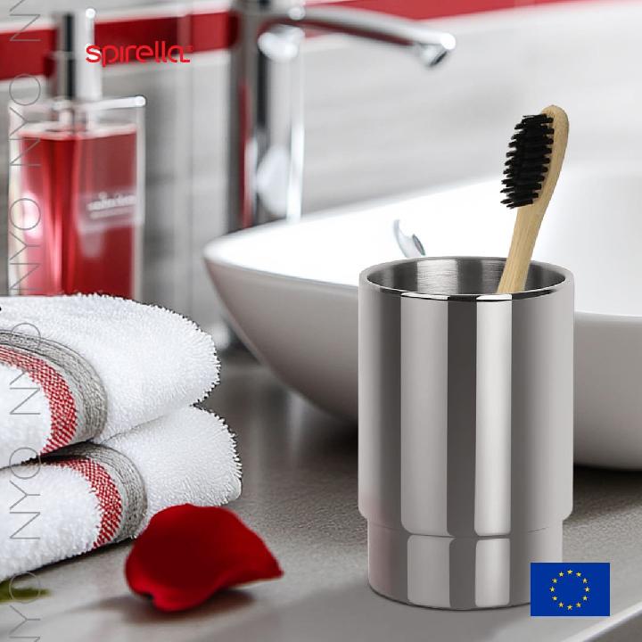 Стакан для зубных щеток Spirella Nyo, хром