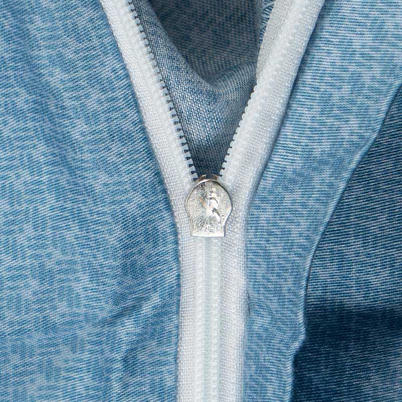 Комплект постельного белья семейный Pappel Loreley smooth blue