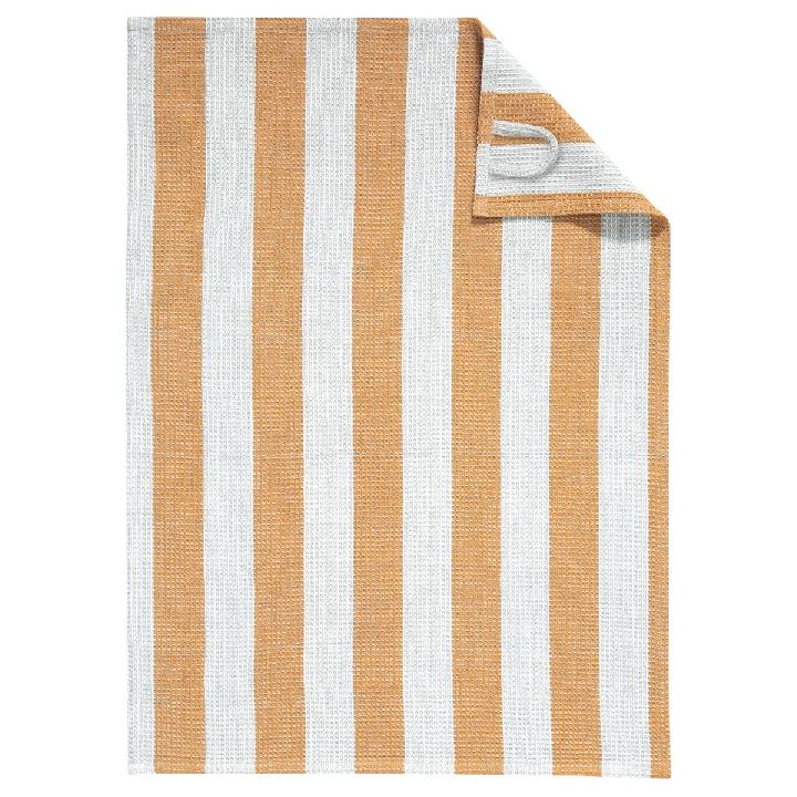 Полотенце кухонное вафельное Cawo Stripes 50x70см, цвет красный