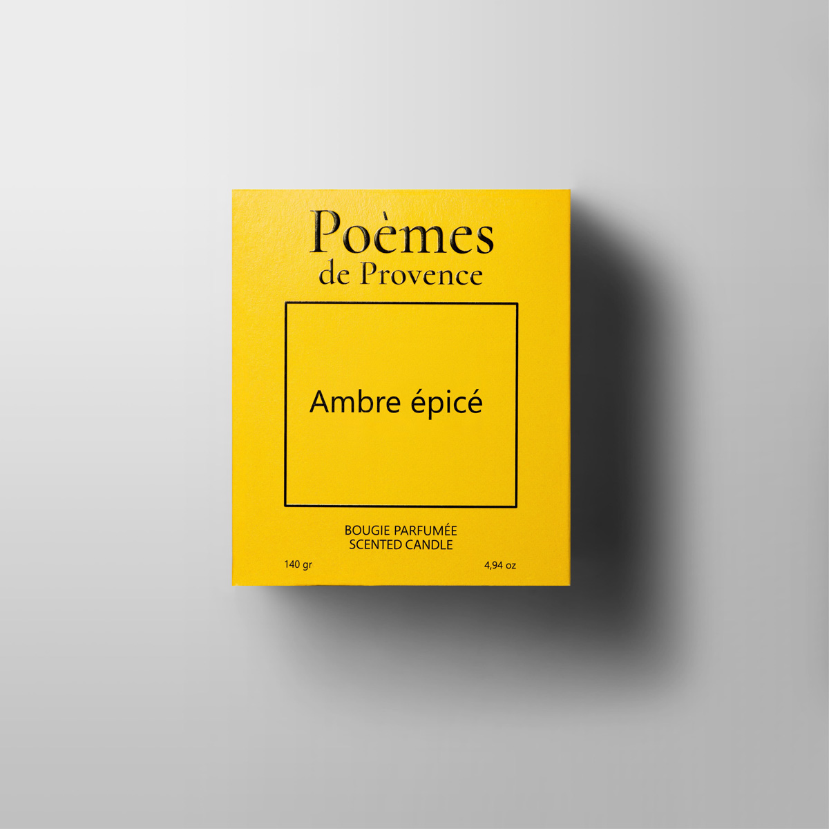 Свеча ароматическая Poemes de Provence Прованс. Пряная амбра