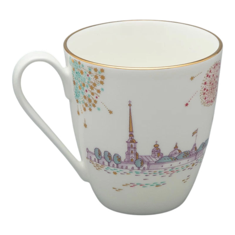 Кружка Императорский фарфоровый завод Петербуржский сувенир Вариации Алые паруса