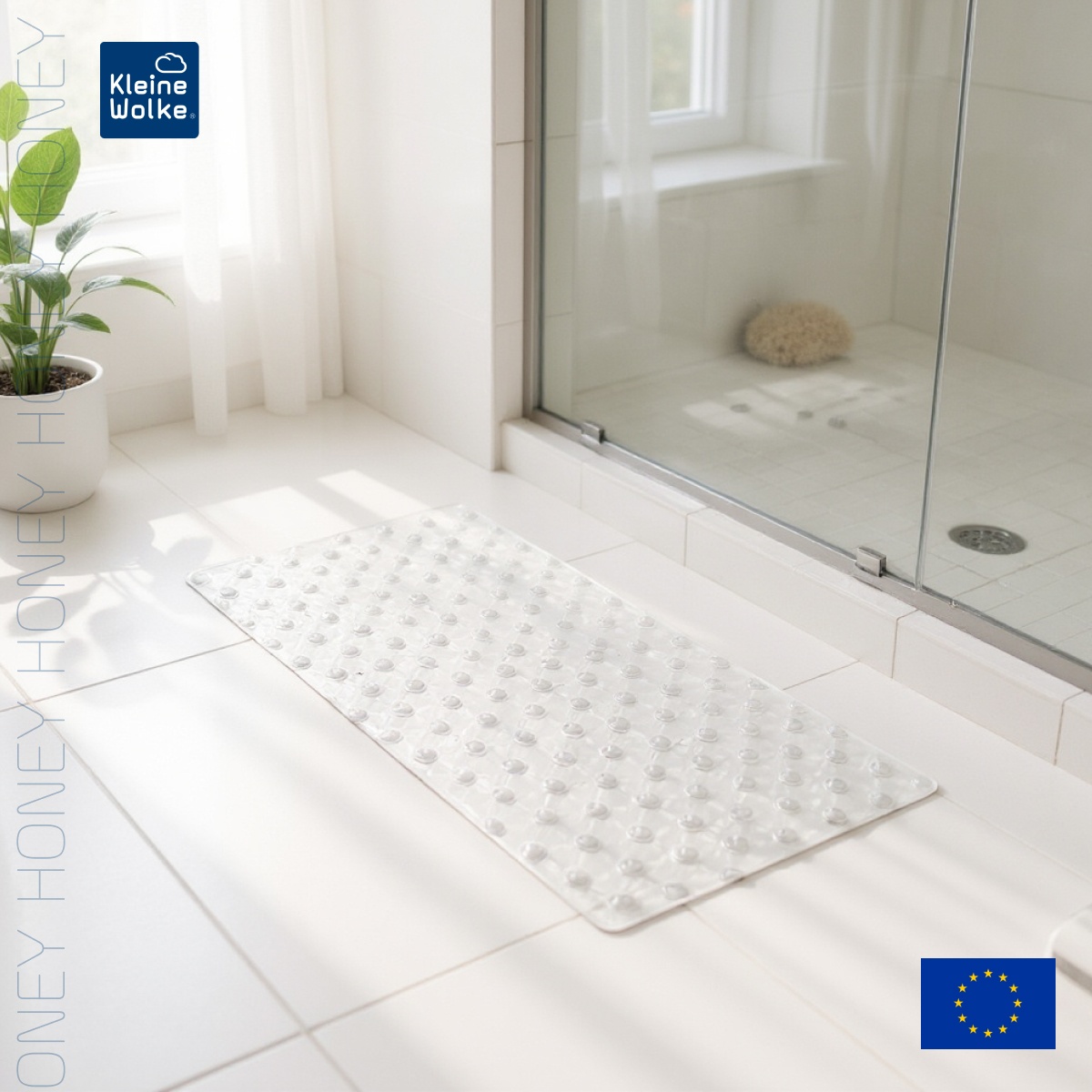 Антискользящий коврик Kleine Wolke Honey, 36x80см