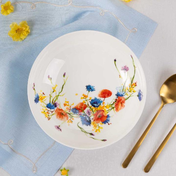 Тарелка глубокая Zapel Fleurs des champs