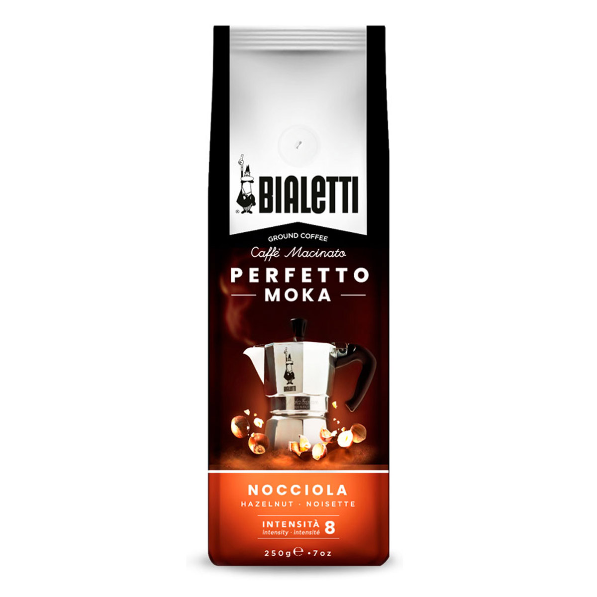 Кофе молотый Bialetti Perfetto Moka Nocciola 250г
