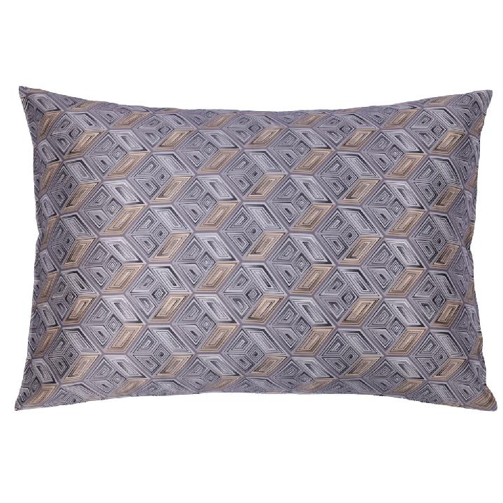 Наволочка 50х70см Mollen Геометрия Санкт-Петербурга Дельта Невы в серебристо-сером