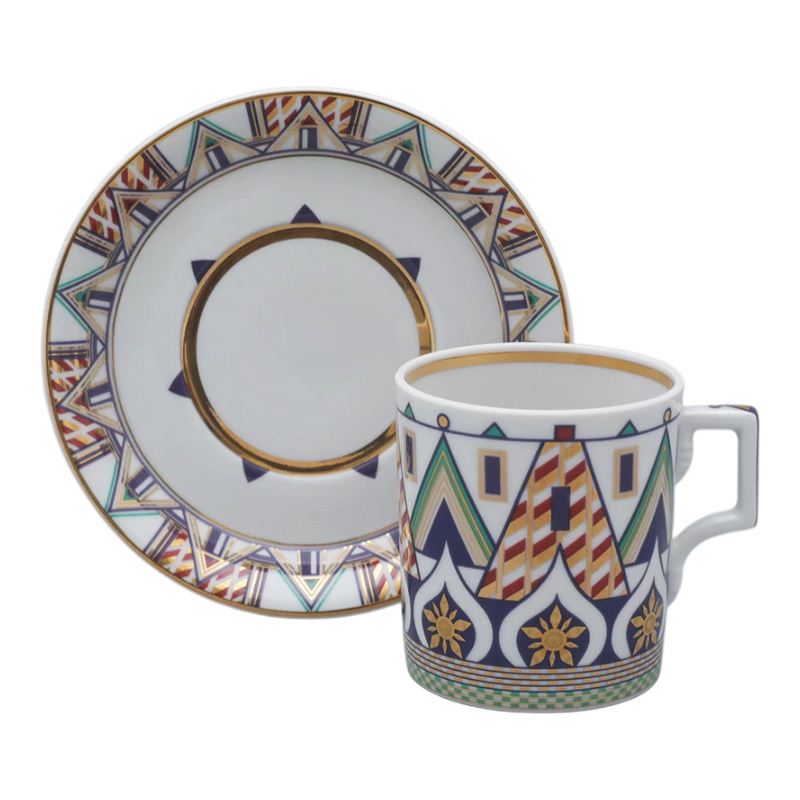 Чайная пара Императорский фарфоровый завод Великая Русь