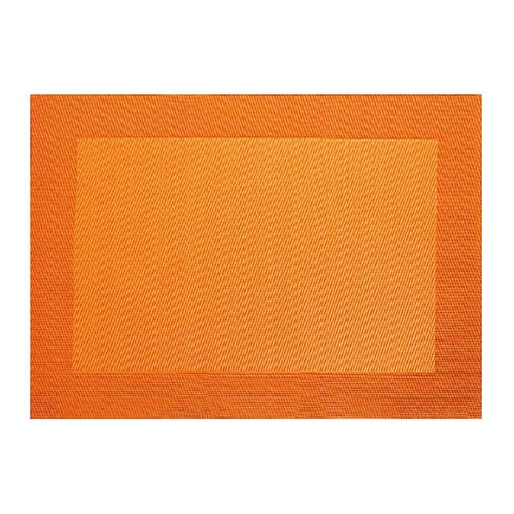 Салфетка с плетеными краями Asa Selection TableTops 46x33см, цвет оранжевый