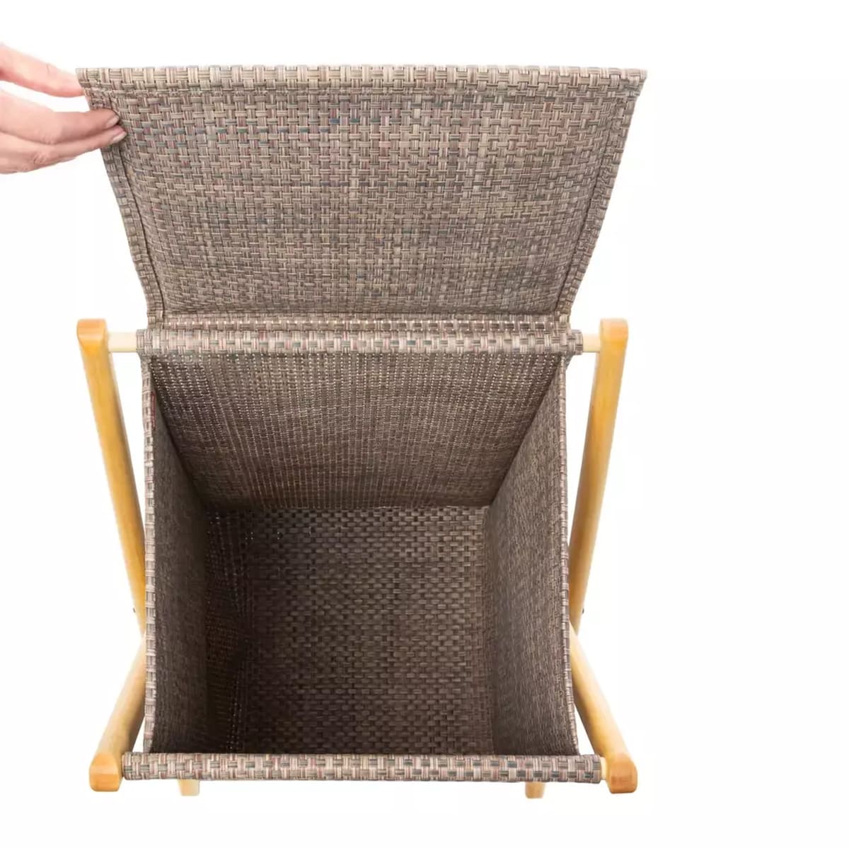 Корзина для белья 54л Casy Home Ротанг 30x30x60см