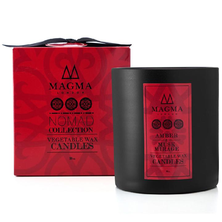 Свеча ароматическая Magma London Nomad Collection. Амбра и мускус