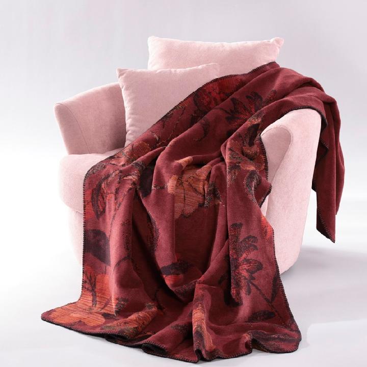Плед 150x200см Biederlack Ruby Passion Velvet Bloom
