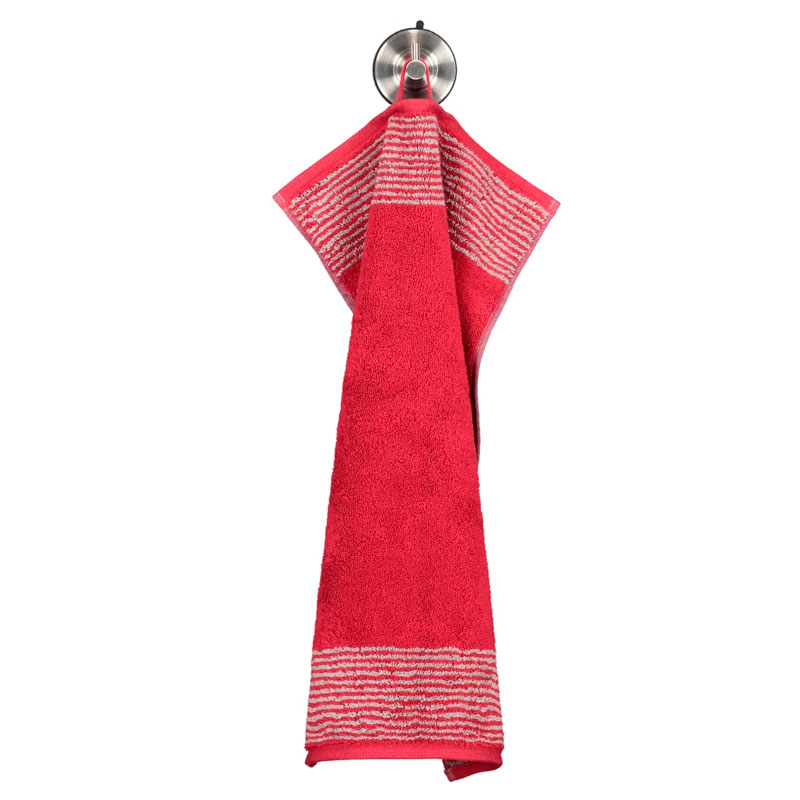 Полотенце махровое Cawo Two-Tone 50x100см, цвет бордовый