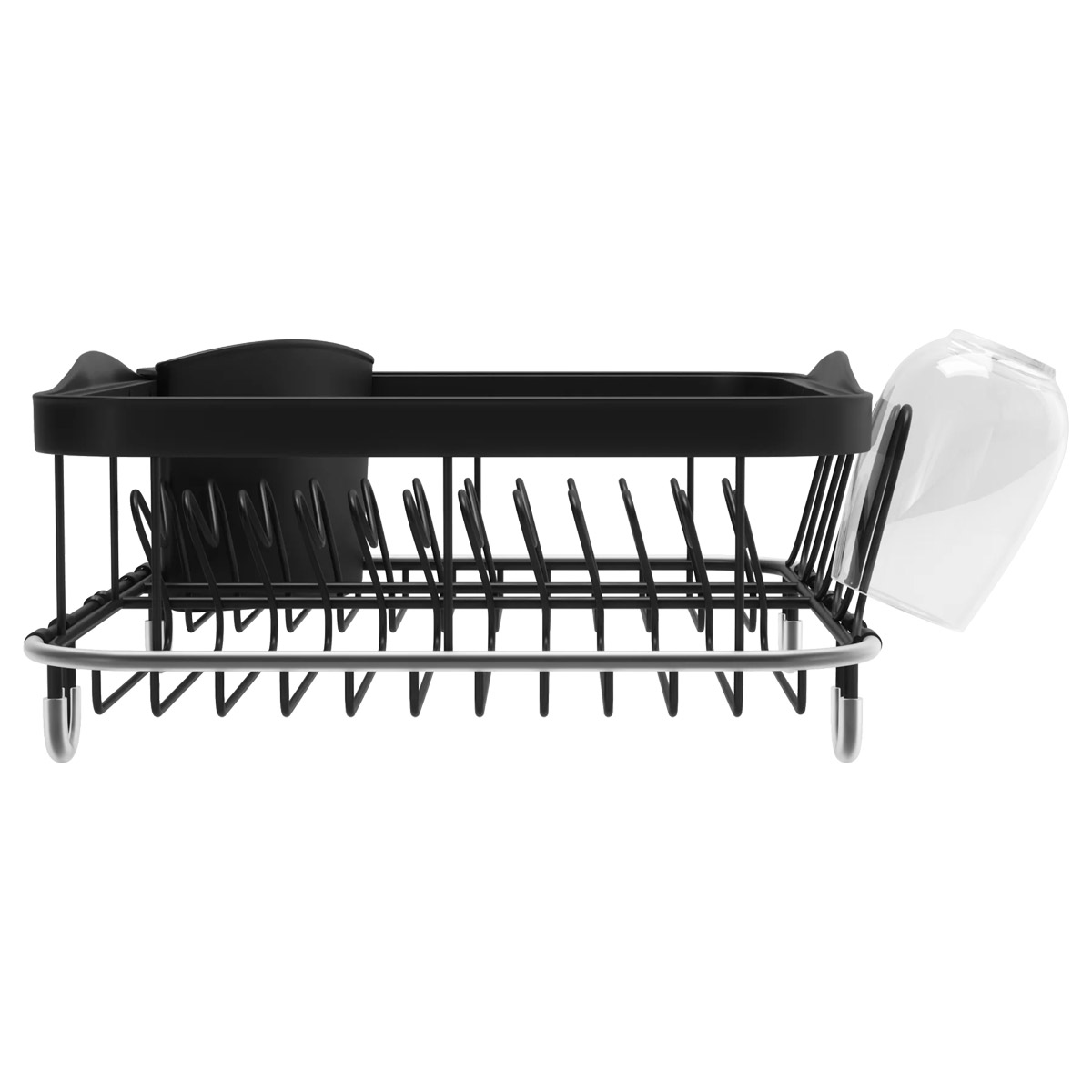 Сушилка для посуды Umbra Sinkin 28х14х47см, цвет черный