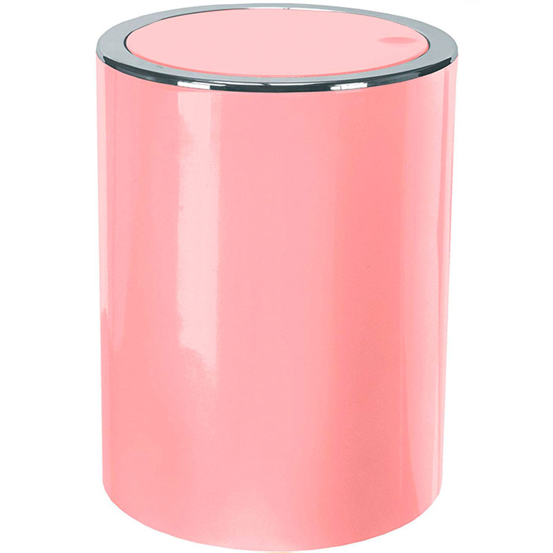 Ведро для мусора Kleine Wolke Clap 5л, цвет розовый