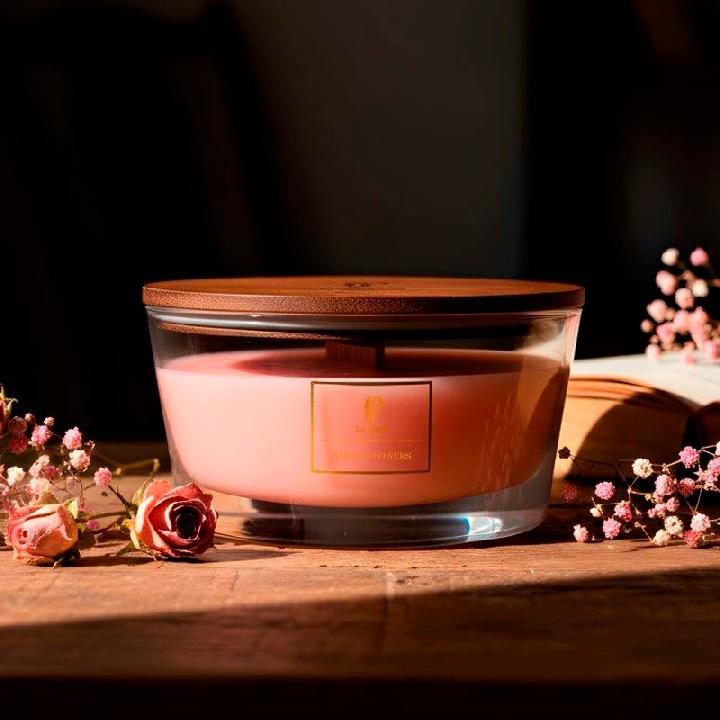 Свеча ароматическая La Prima Amber Flowers (Янтарные цветы)