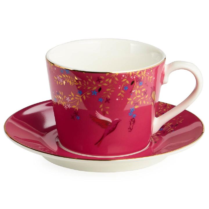 Чайная пара Lefard Golden Birds, 220мл