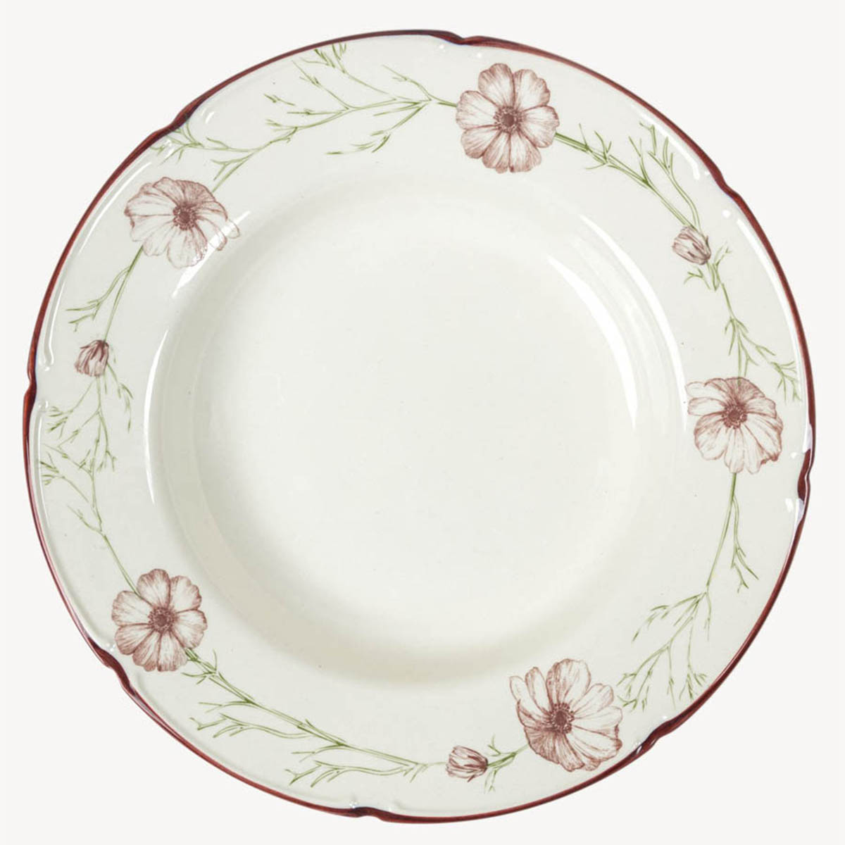 Тарелка суповая Дымов Керамика Космея утро 07.00