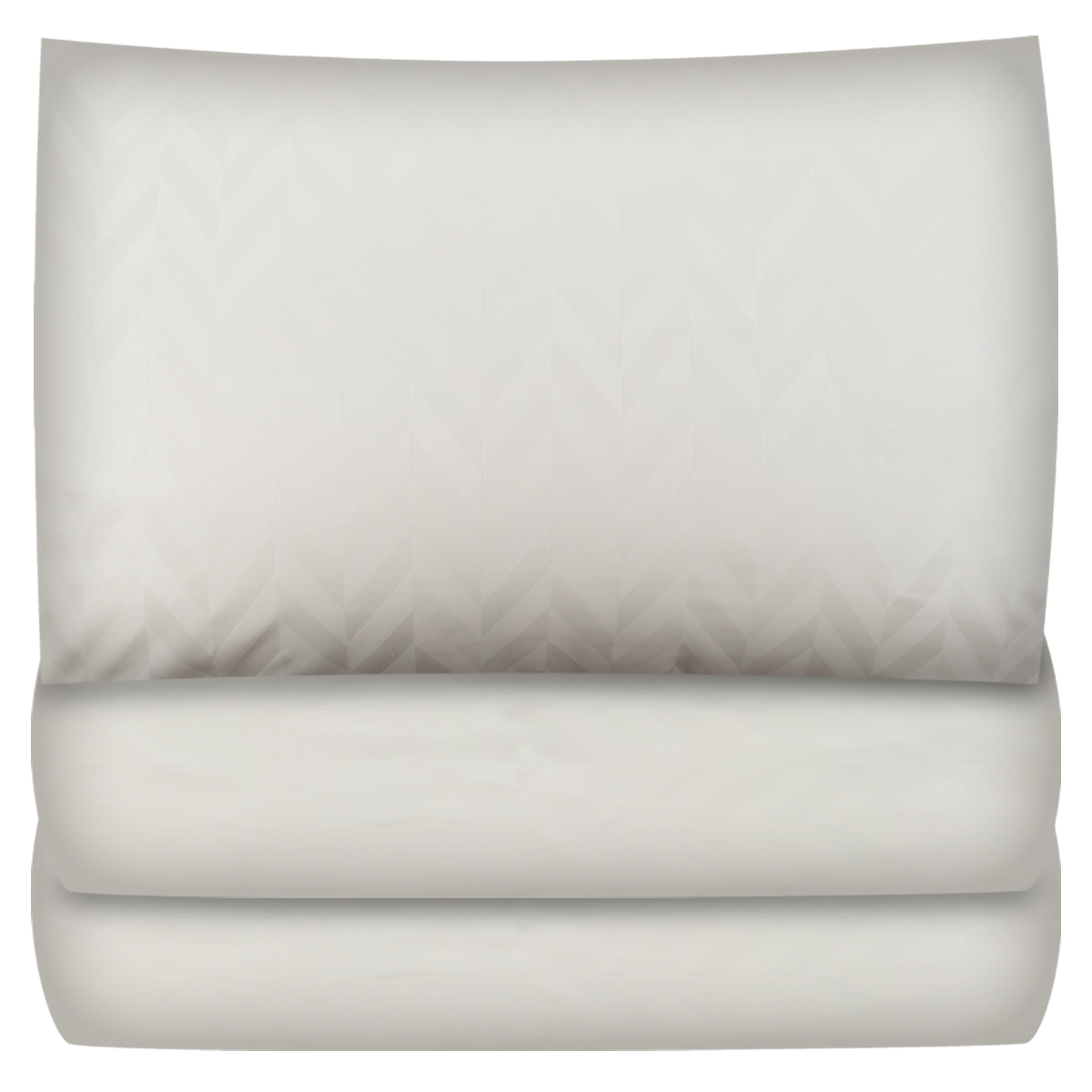 Комплект постельного белья евро Lameirinho Jacquard 4 предмета, белый