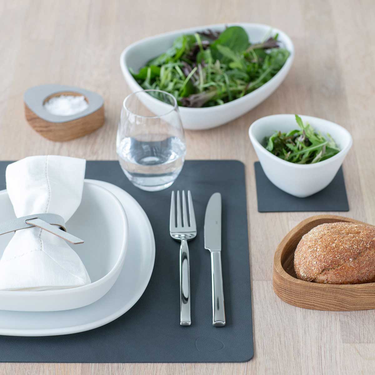 Салфетка сервировочная LIND DNA Nupo anthracite