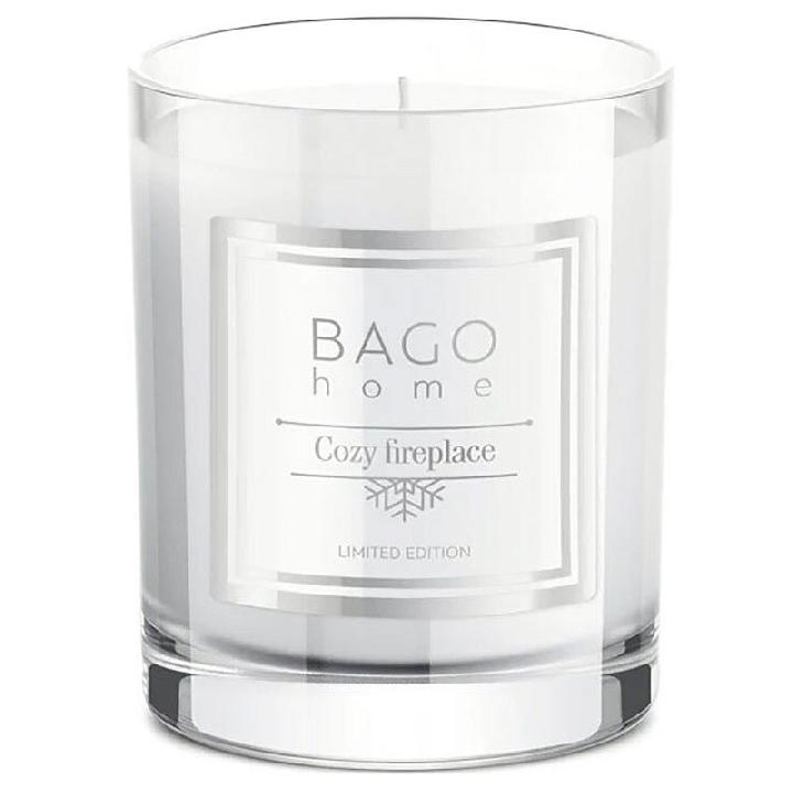 Свеча ароматическая BAGO home Новогодняя коллекция. Вечер у камина