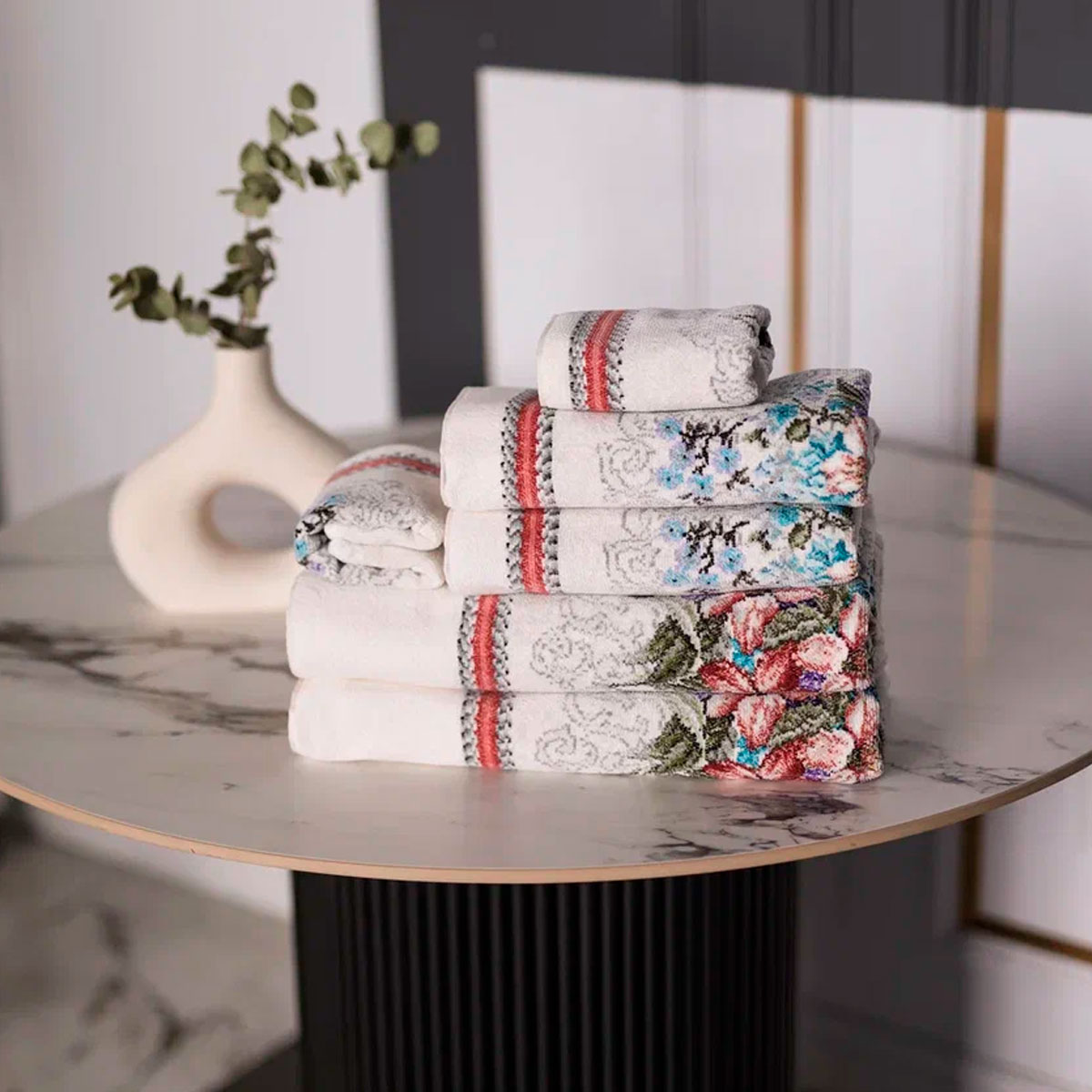 Полотенце Feiler Josephine 75x150см, цвет розовый