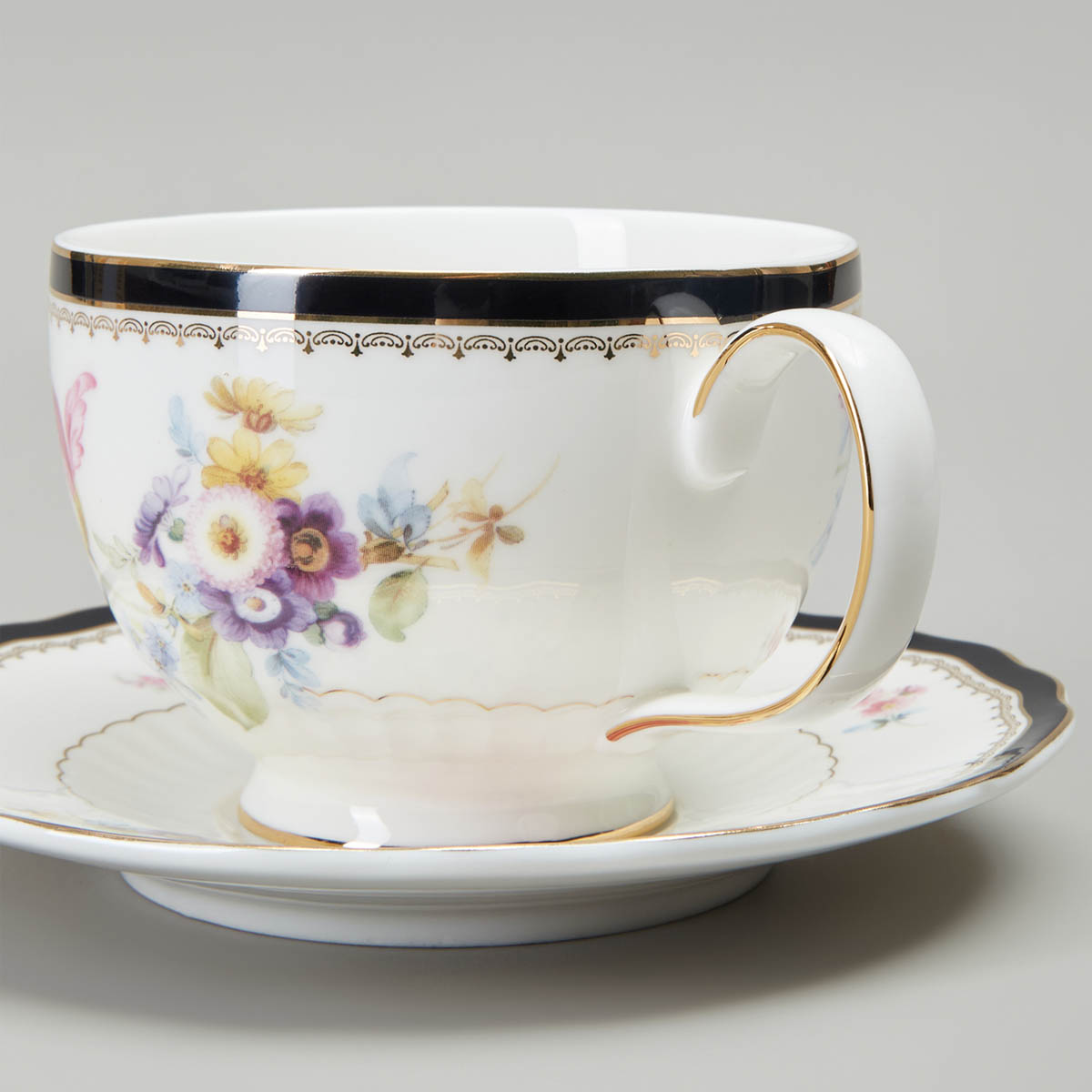 Чайная пара Lefard Мейсенский Букет 260мл